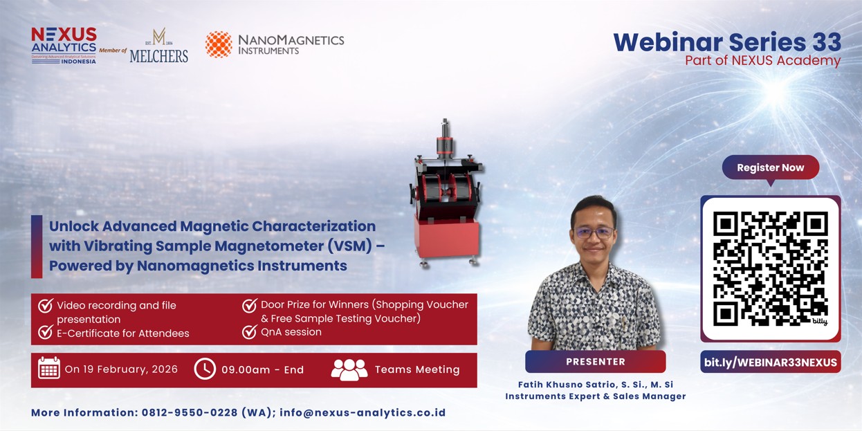 WEBINAR SERIES 33 - Unlock Advanced Magnetic Characterization with Vibrating Sample Magnetometer (VSM)