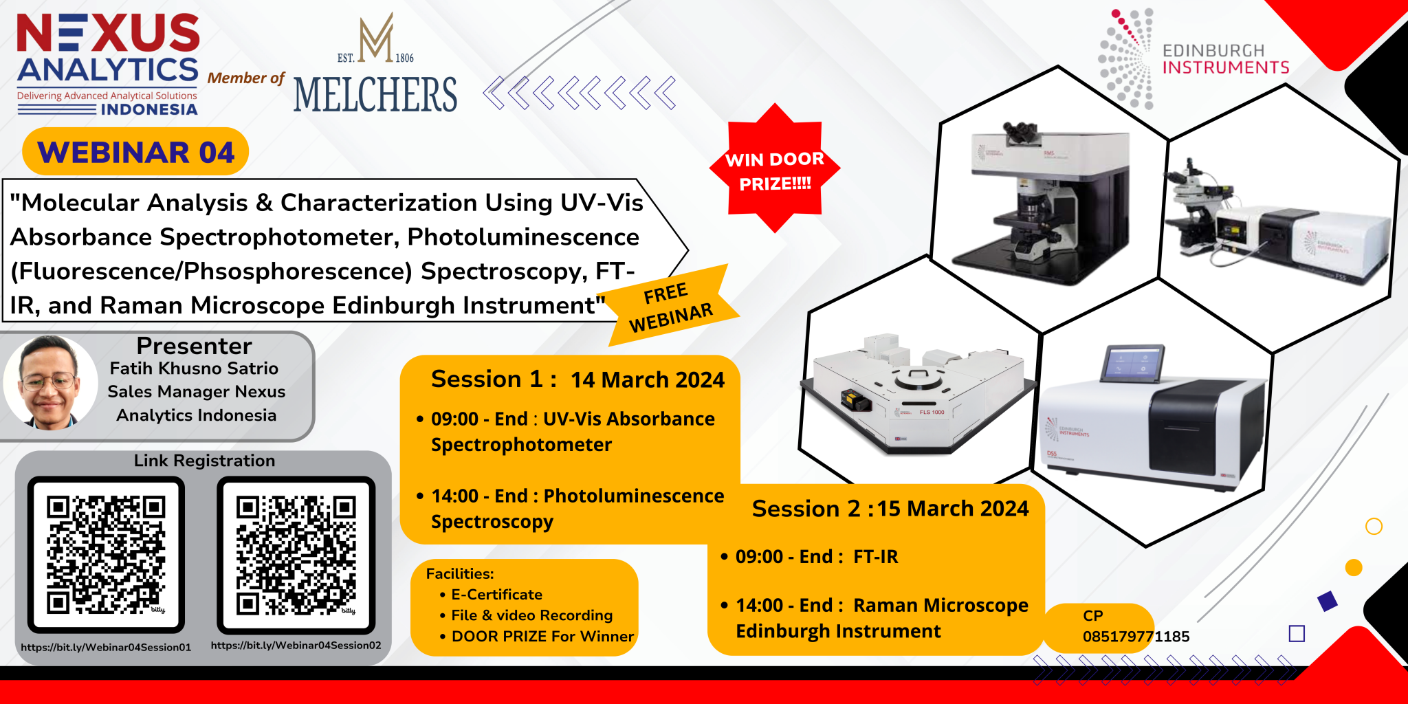 Webinar 04 : Spectroscopy Series (FTIR, Photoluminescence, RAMAN, UV ...